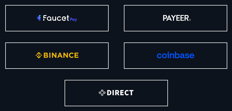 Tap-Coin - Payment Methods